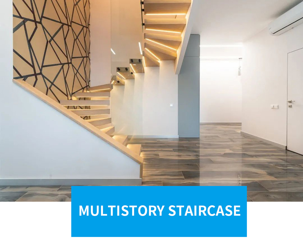 Solid wood multi-layer staircase board